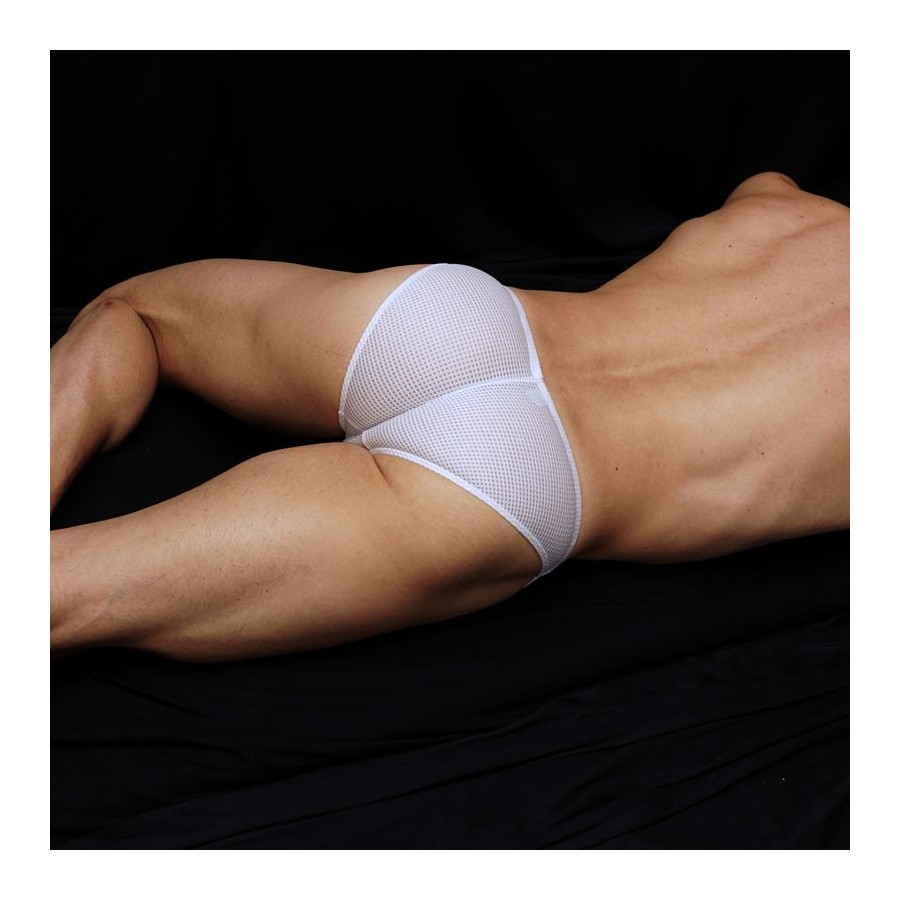 Venta en linea de slips marcador de cachetes, vista de espalda