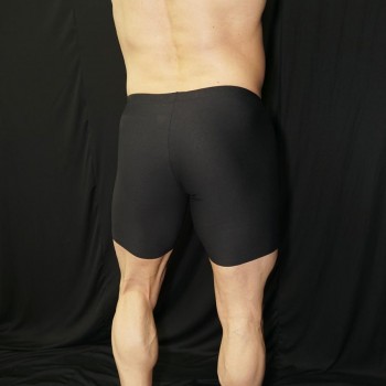 calza corta deportiva compresion color negro
