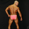 Venta online a precios de oferta de Slip Hombre  Rosado con bordes blancos, visto de espalda
