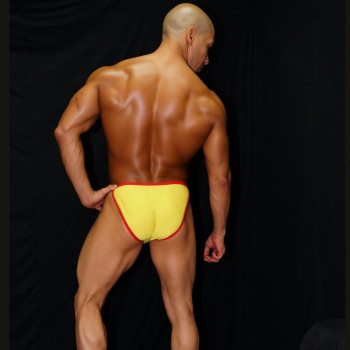 Venta online a precios de oferta de Slip Hombre  Amarillo neon bordes rojos