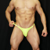 Venta en linea de Sutien con Broches para Hpmbre de Color Amarillo Neon Intenso