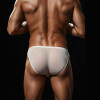 Venta en linea a precios seductores de slips para Hombre textura sedosa color Crema