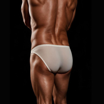 Venta en linea a precios seductores de slips para Hombre textura sedosa color Crema