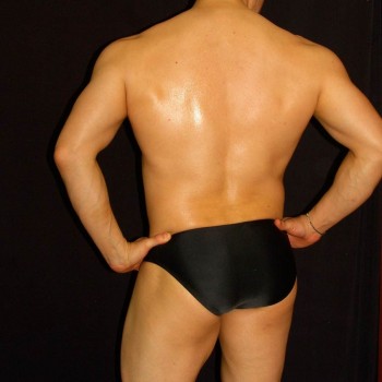 sunga baño hombre color negro