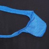 sutien colaless para hombre malla azul