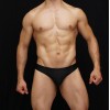 sunga baño hombre color negro